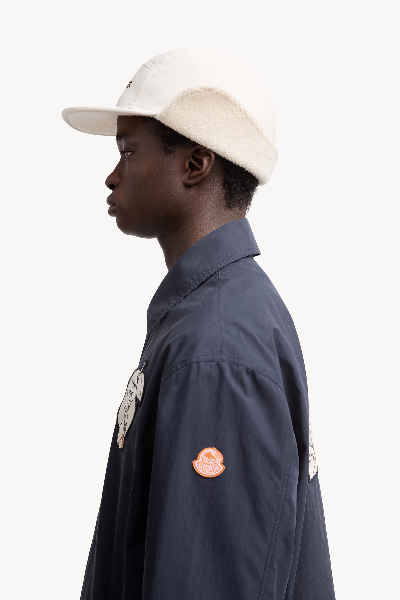 Moncler x Gilga Farm Designed by Donald Glover Satsuma Shirt Jacket Men Navy Blue Moncler 4